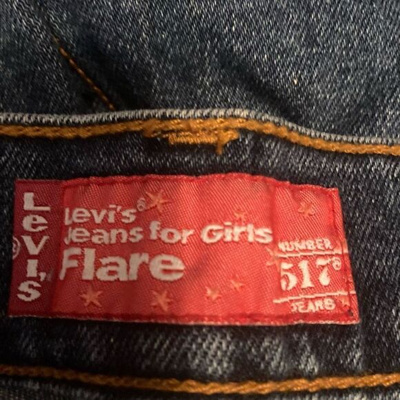 LEVIS Jeans For Girls 517 Stretch Flare Plus Size 16.5 ( Juniors) Blue‎ - Picture 11 of 11